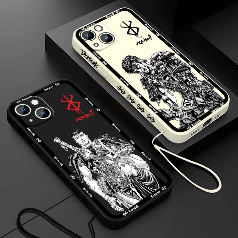 Phone Cases Iphone 15 - Japan Anime Berserk Guts For Apple