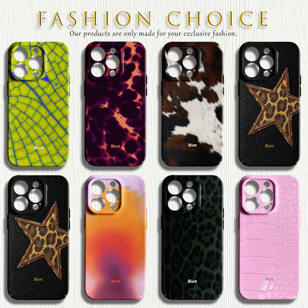 Phone Cases Blunt - Cow Print Blunt Glossy Film Hard