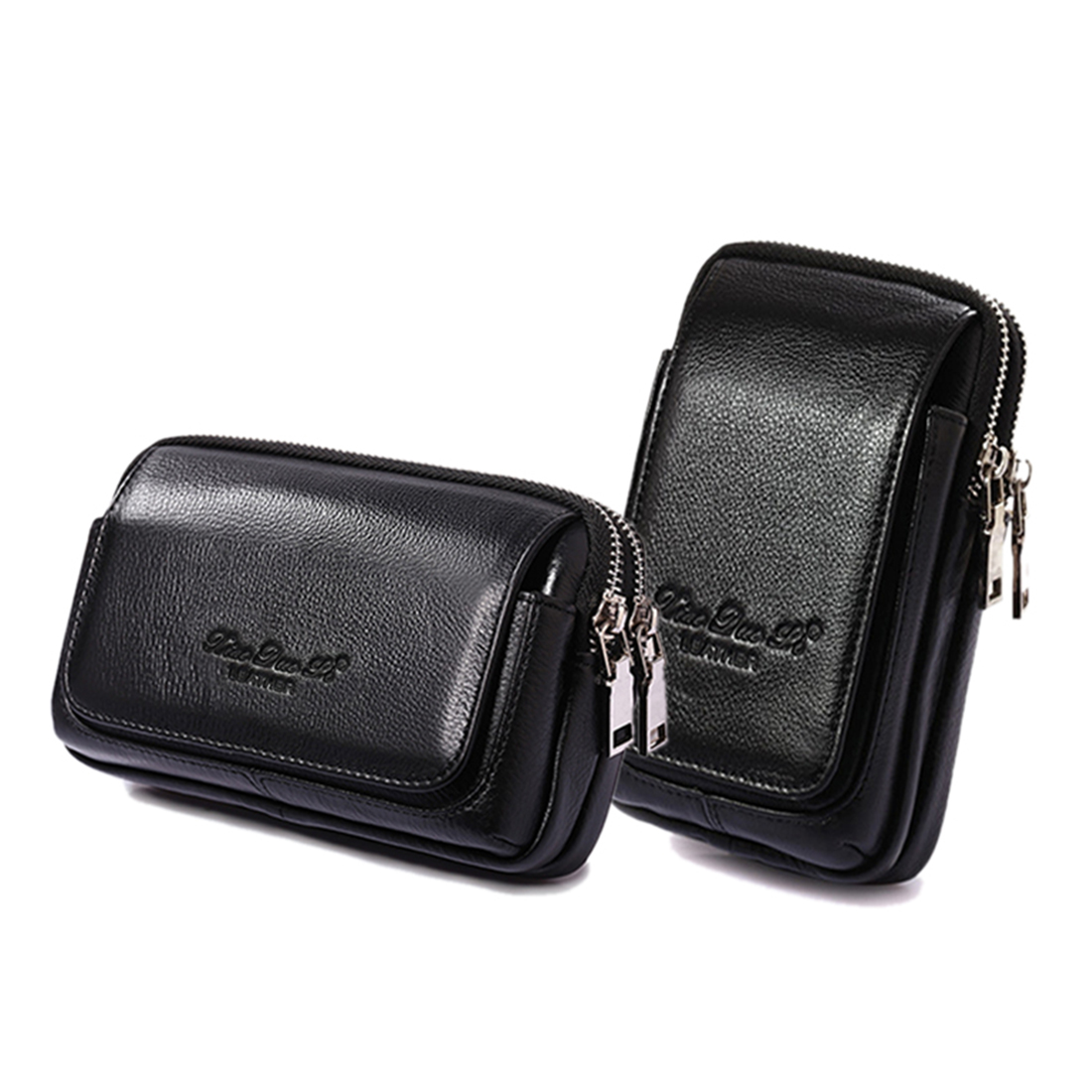 Phone Cases Blunt - Men Genuine Leather Waist Fanny Pack
