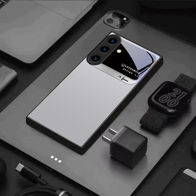 Monochrome Typo Block Black Gl - огляд і ціна Phone Cases Typo