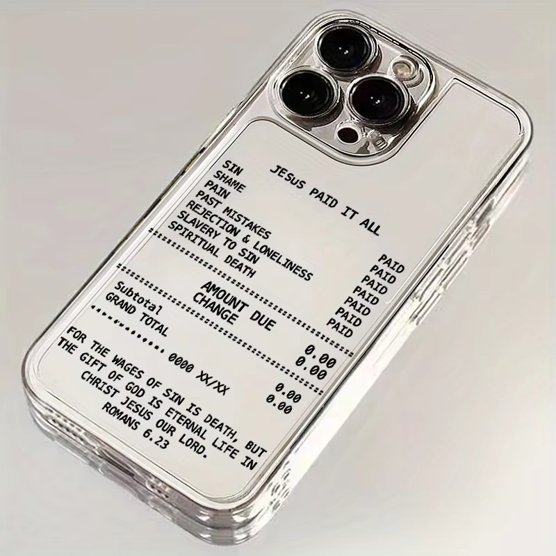 Jesus Paid it All Phone Case F - огляд і ціна Phone Cases Jesus