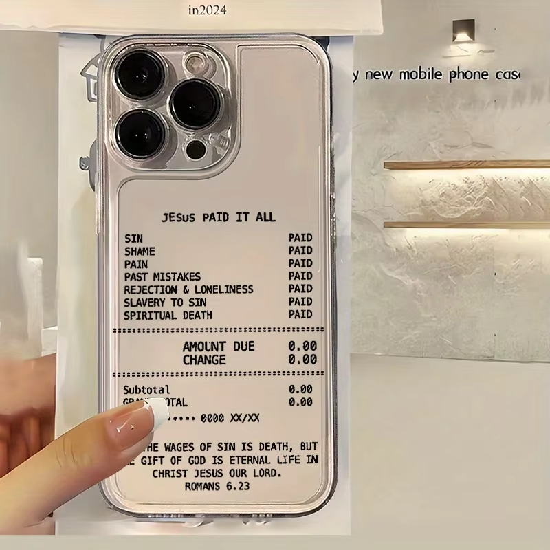 Jesus Paid it All Phone Case F - огляд і ціна Phone Cases Jesus