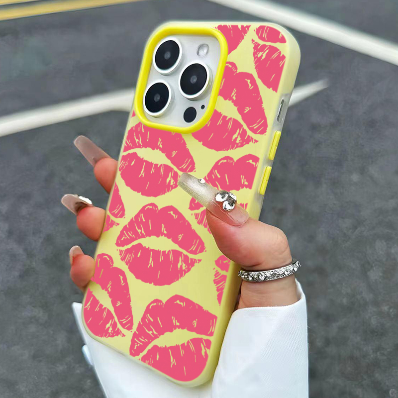 Sexy Girl Pink Lips  Pattern D - огляд і ціна Phone Cases Girls