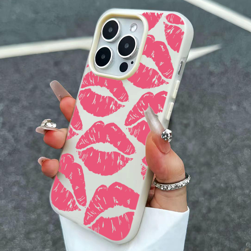 Sexy Girl Pink Lips  Pattern D - огляд і ціна Phone Cases Girls