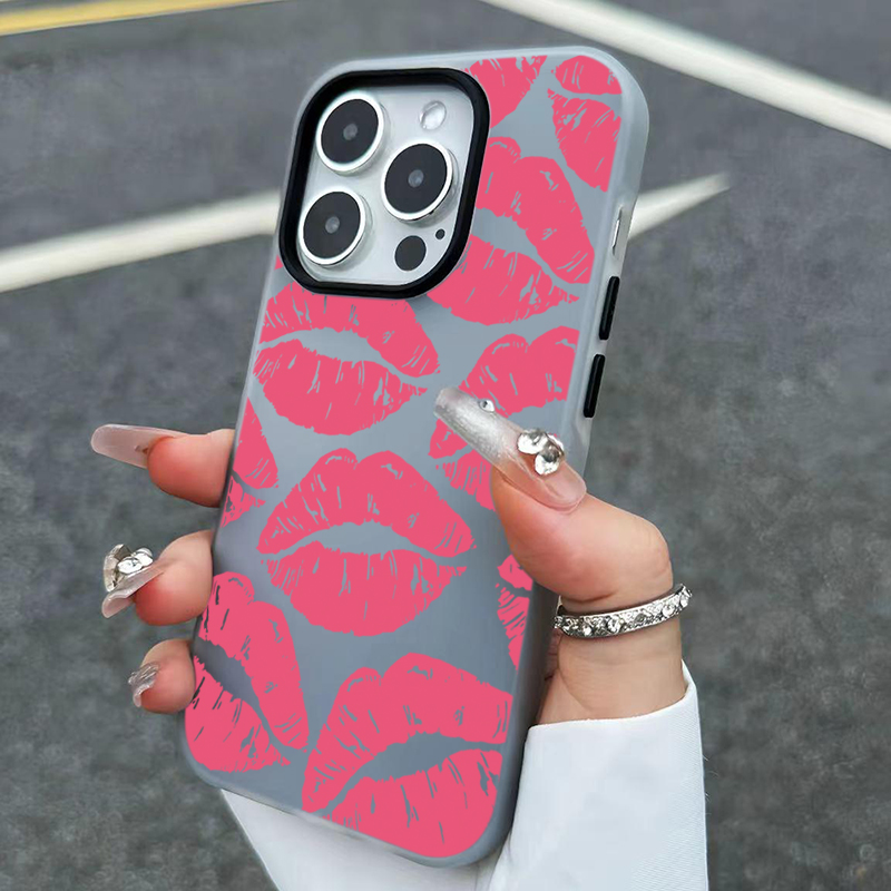 Sexy Girl Pink Lips  Pattern D - огляд і ціна Phone Cases Girls