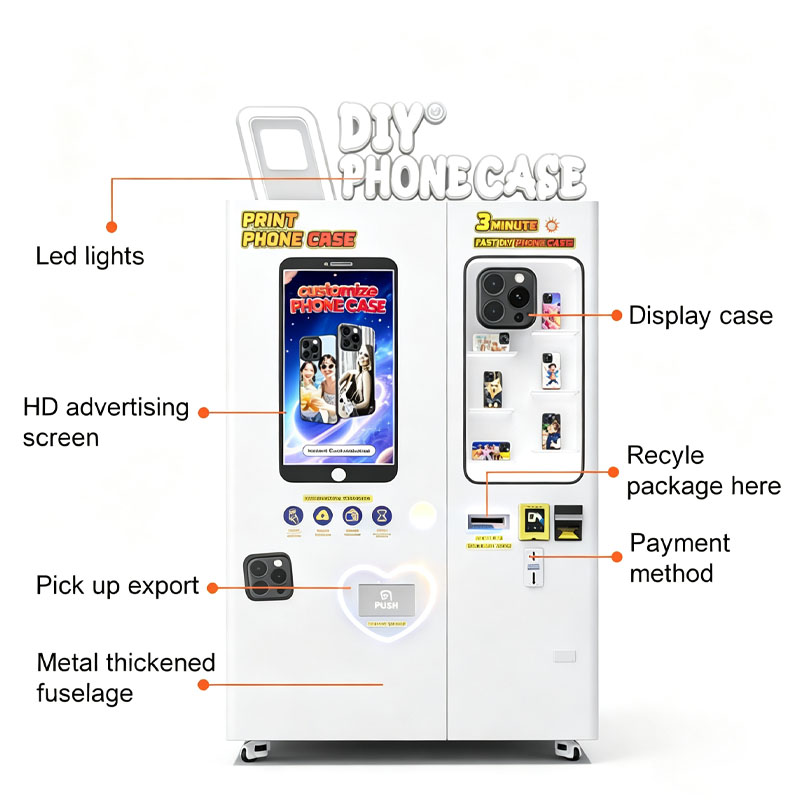 Custom Phone Case Machine Smar - огляд і ціна Phone Cases Vending Machine