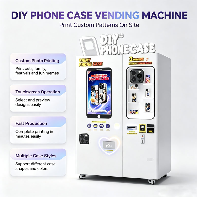 Custom Phone Case Machine Smar - огляд і ціна Phone Cases Vending Machine