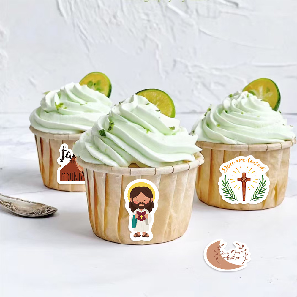 500pcs/roll Jesus Stickers Exq - огляд і ціна Phone Cases Jesus
