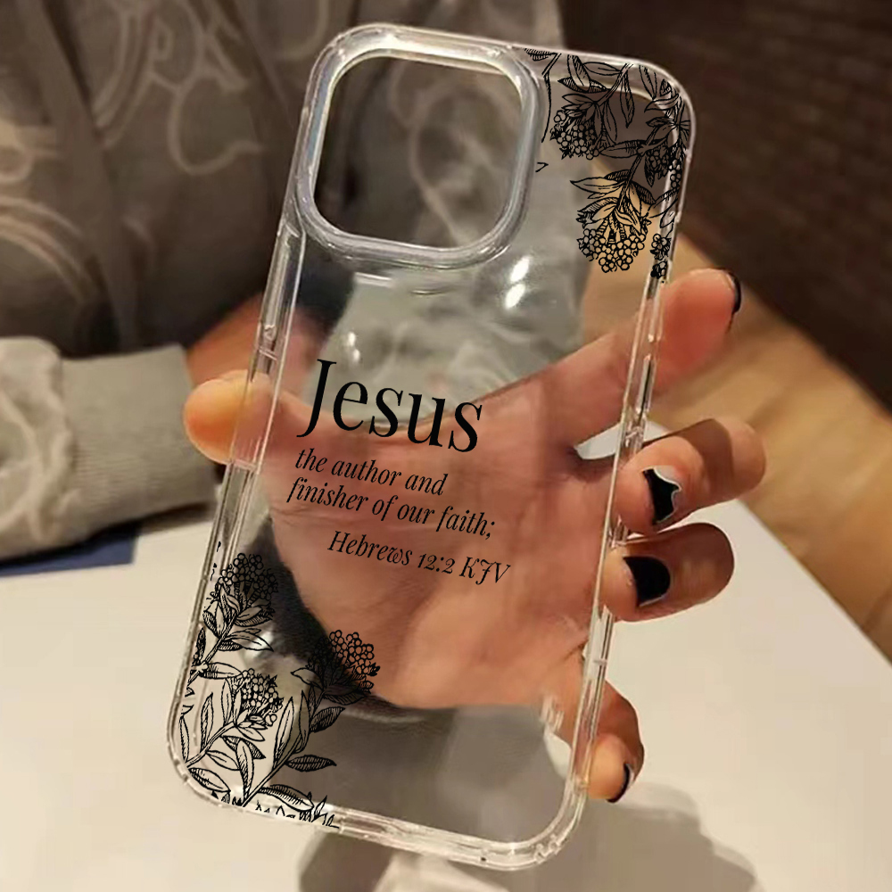 Jesus Bible Verse Floral Patte - огляд і ціна Phone Cases Jesus