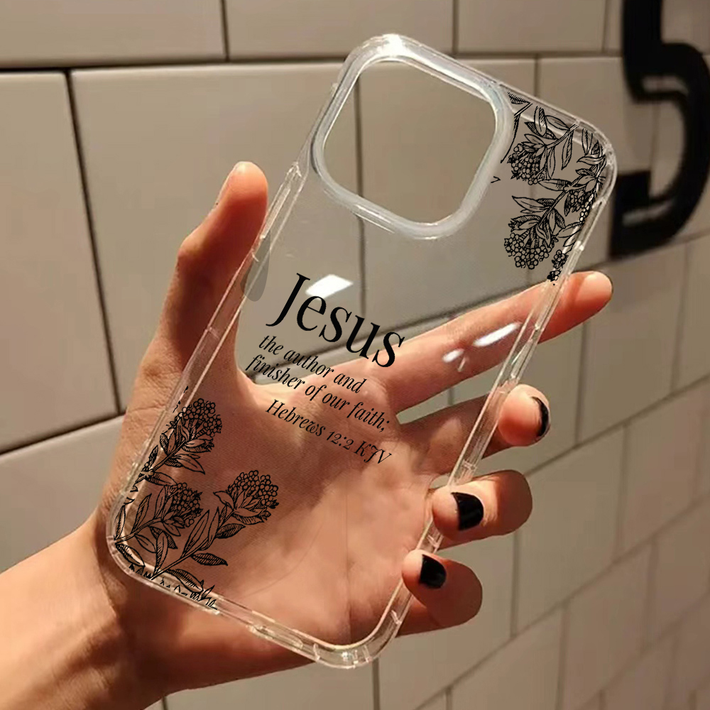Jesus Bible Verse Floral Patte - огляд і ціна Phone Cases Jesus