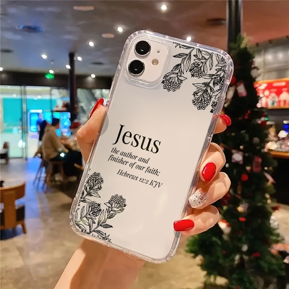 Jesus Bible Verse Floral Patte - огляд і ціна Phone Cases Jesus