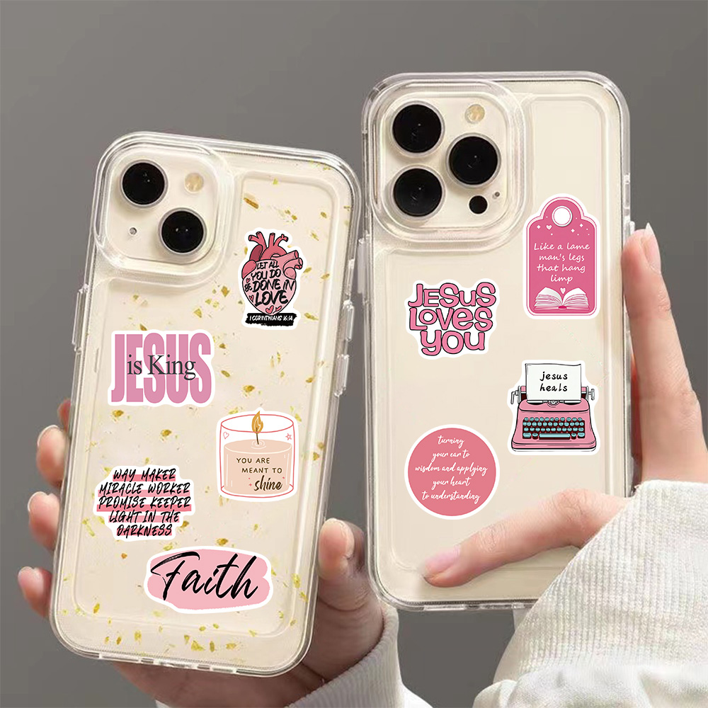 50/100PCS Pink Bible Jesus Gra - огляд і ціна Phone Cases Jesus