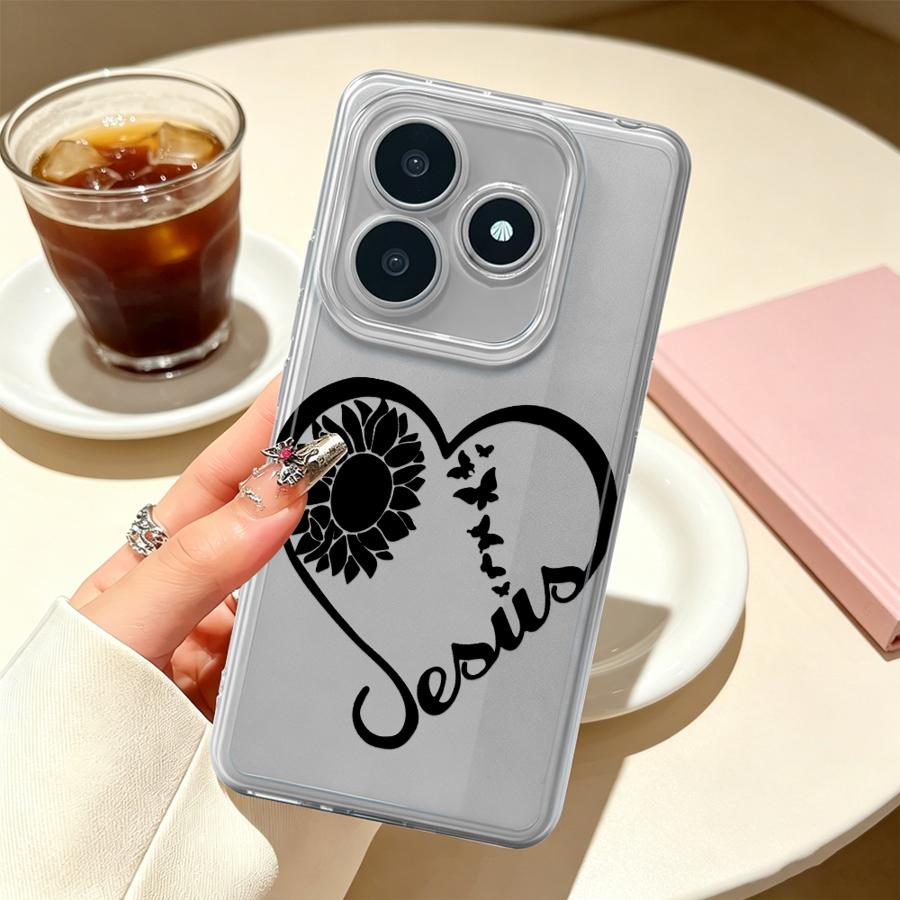 Creative Love Jesus Clear Phon - огляд і ціна Phone Cases Jesus