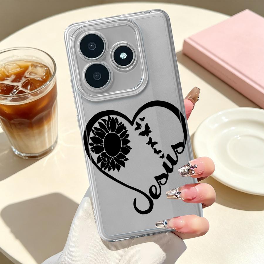 Creative Love Jesus Clear Phon - огляд і ціна Phone Cases Jesus