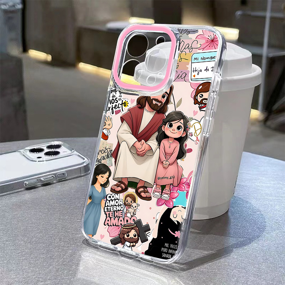 Colorful Painted Jesus Phone C - огляд і ціна Phone Cases Jesus
