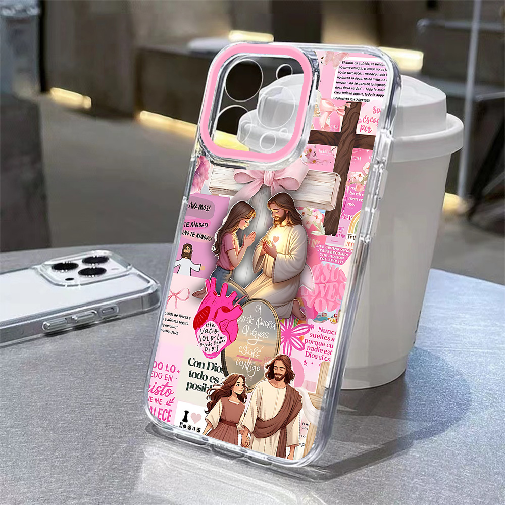 Colorful Painted Jesus Phone C - огляд і ціна Phone Cases Jesus