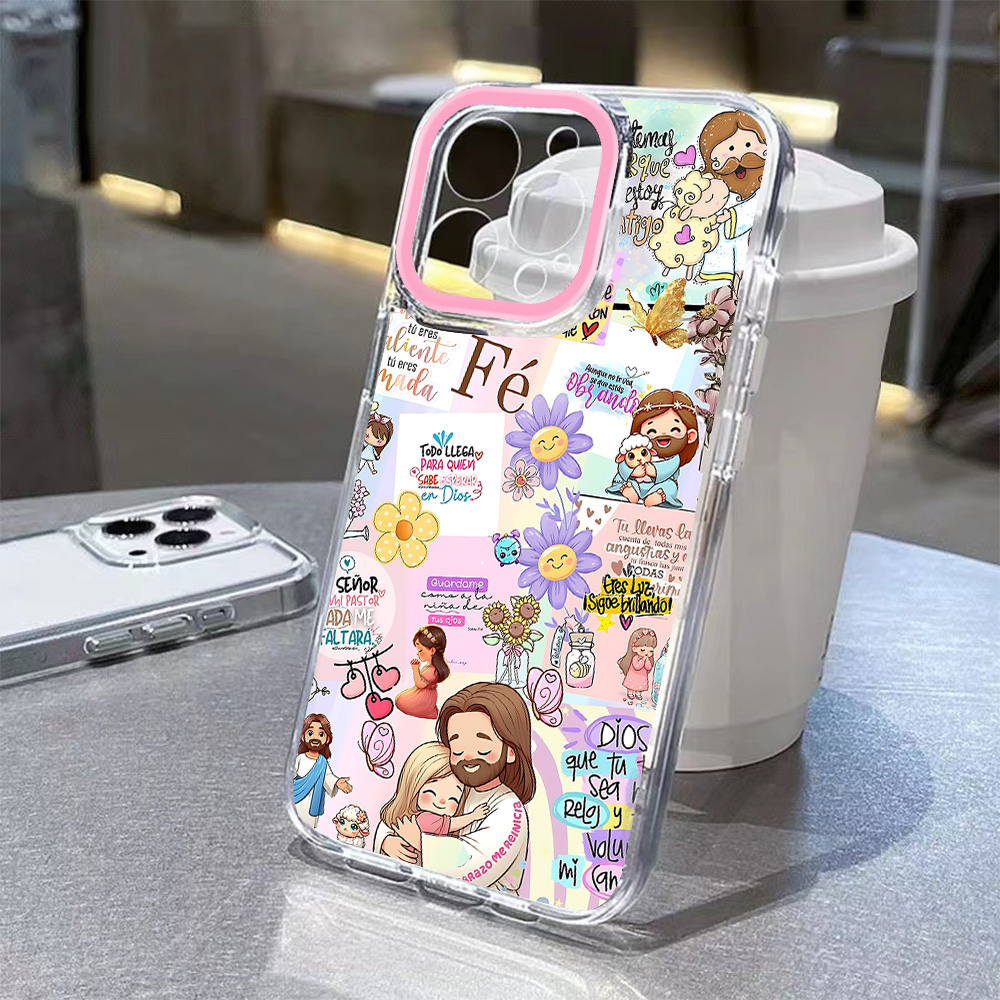 Colorful Painted Jesus Phone C - огляд і ціна Phone Cases Jesus