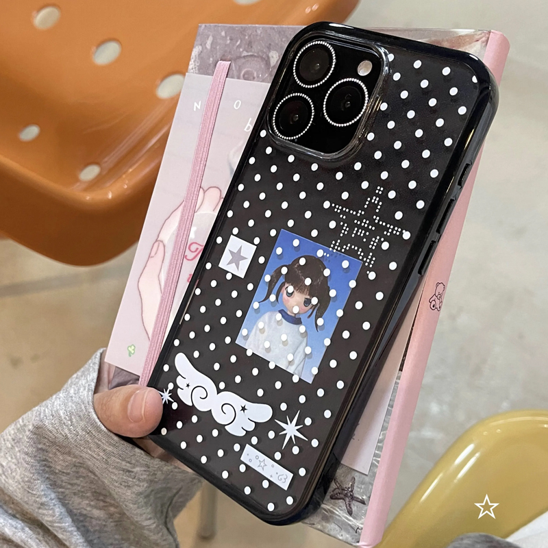 Ins Korean Girl Polka Dots Win - огляд і ціна Phone Cases Girls