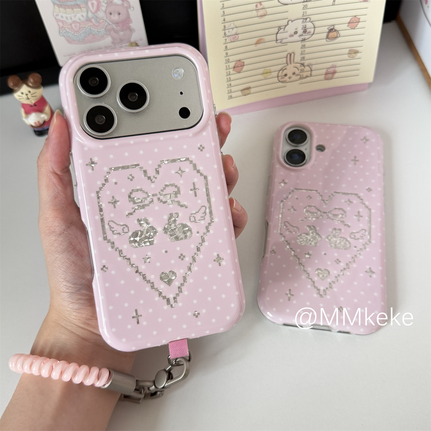 Korean Ins Pink Sweet Girl Rab - огляд і ціна Phone Cases Girls