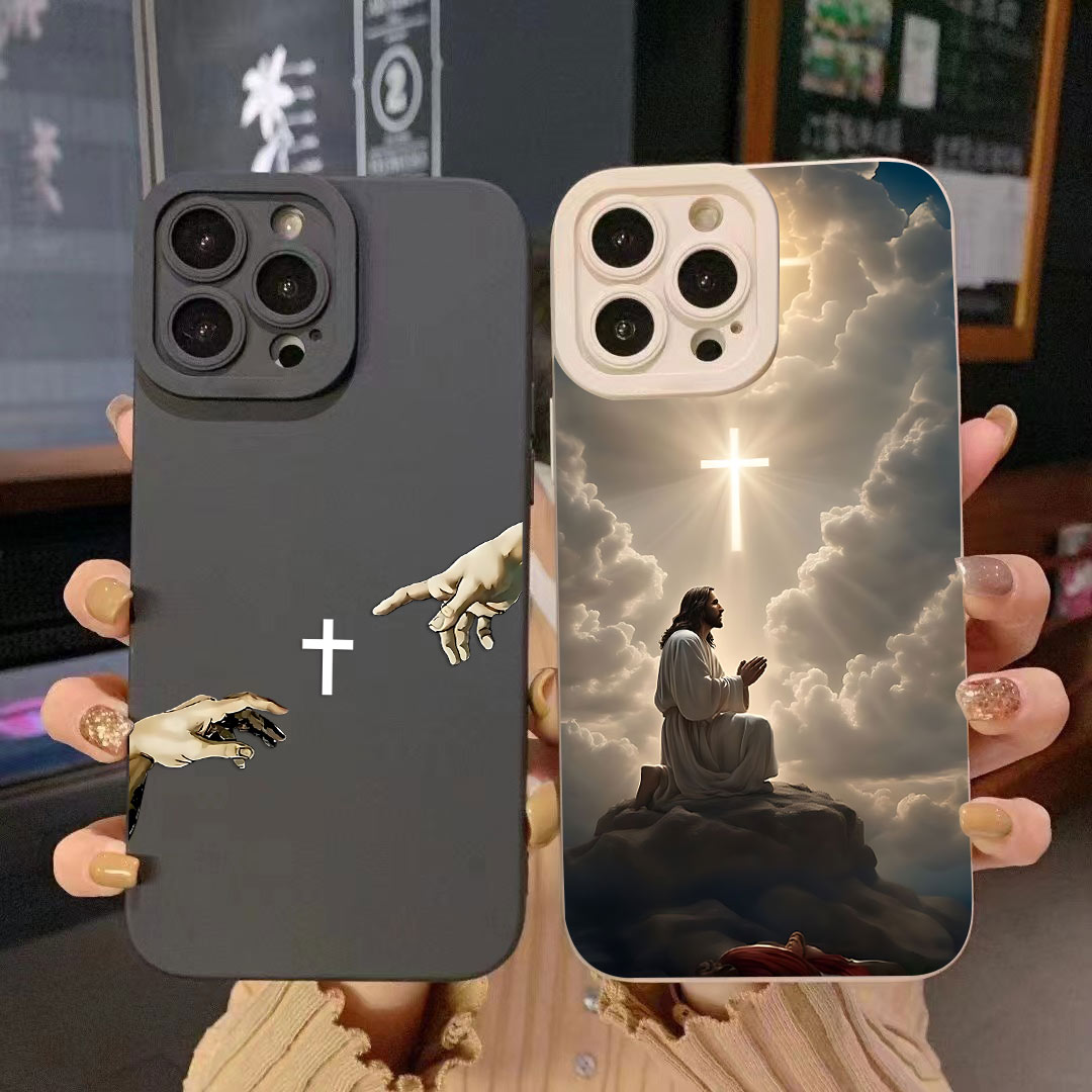 Jesus Cross Painted Anti-Shock - огляд і ціна Phone Cases Jesus