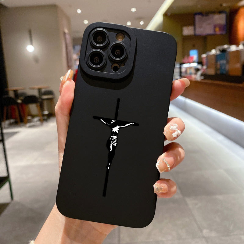 Jesus Cross Painted Anti-Shock - огляд і ціна Phone Cases Jesus