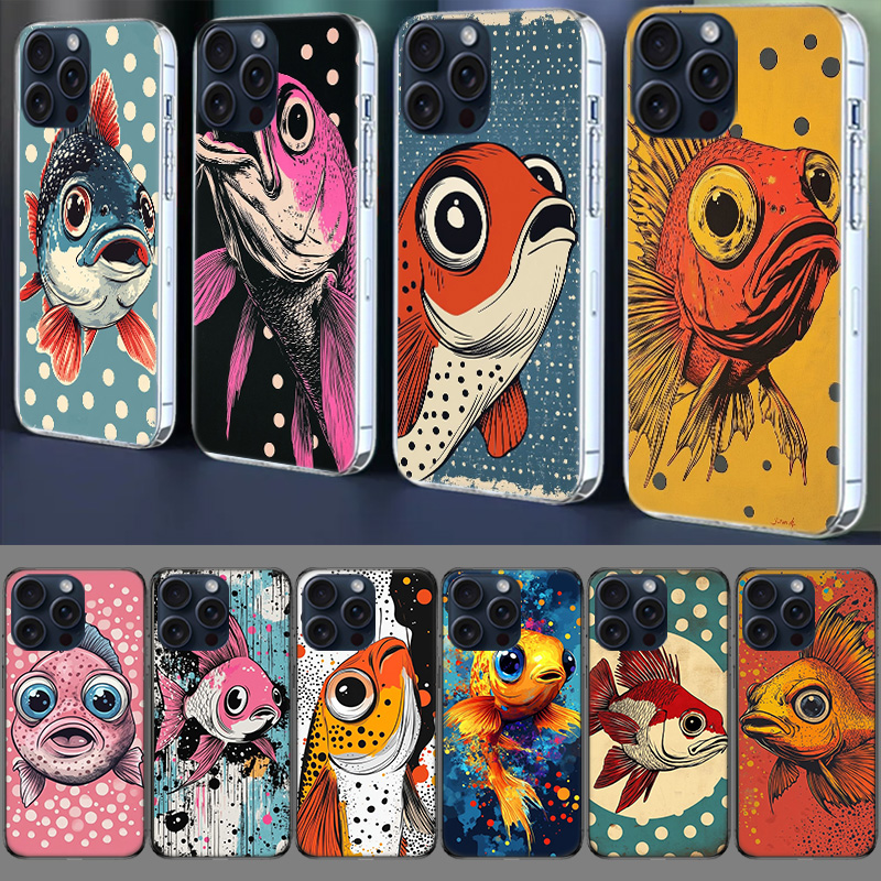 Pop Art Drawing Ideas Fish Cle - огляд і ціна Phone Cases Drawing Ideas