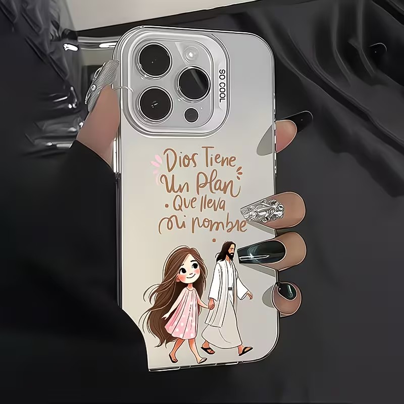 Cute Girl Walking With God Mat - огляд і ціна Phone Cases Girls