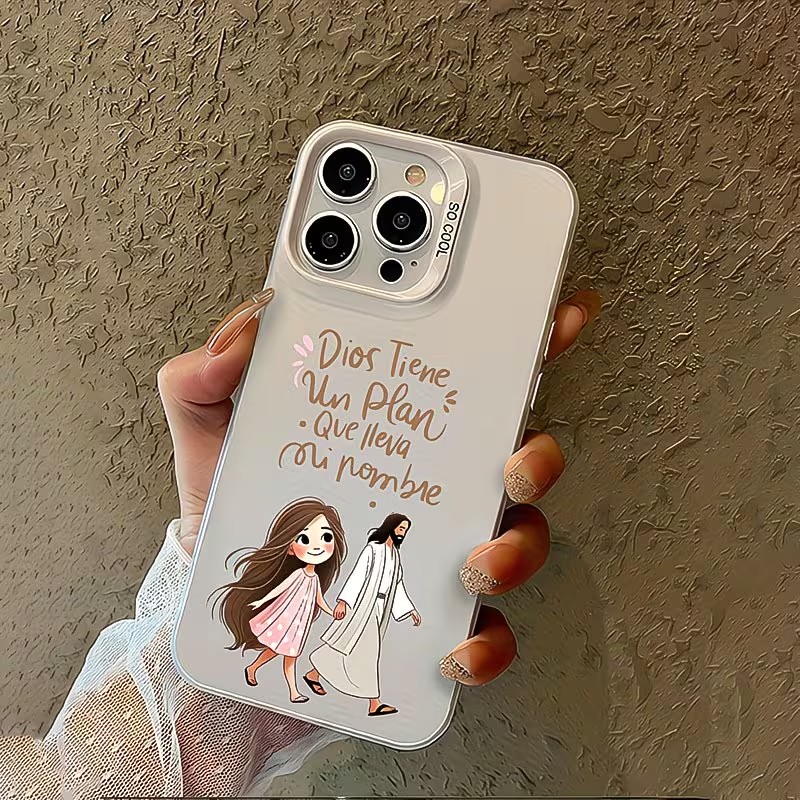 Cute Girl Walking With God Mat - огляд і ціна Phone Cases Girls