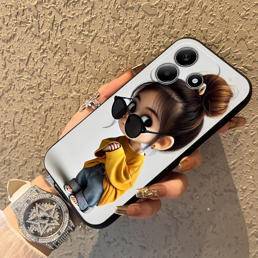 Cartoon Girl Pattern Funda Pho - огляд і ціна Phone Cases Girls
