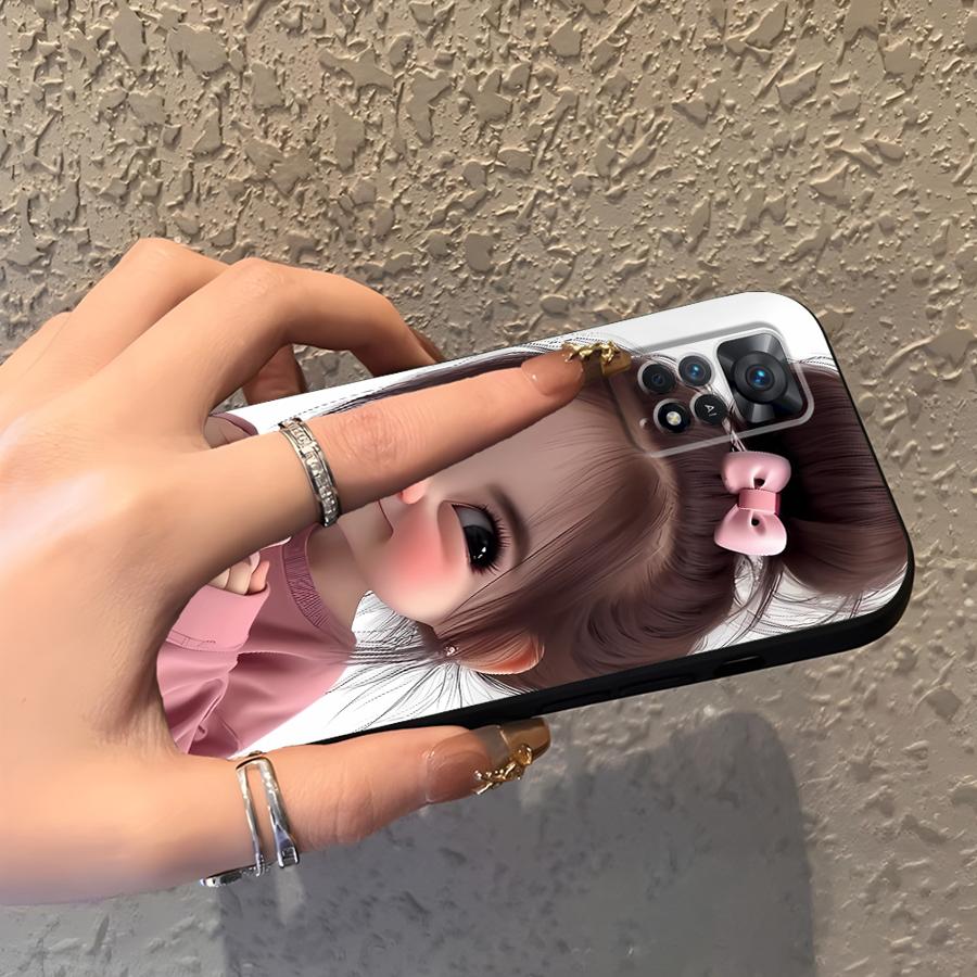 Cartoon Girl Pattern Funda Pho - огляд і ціна Phone Cases Girls