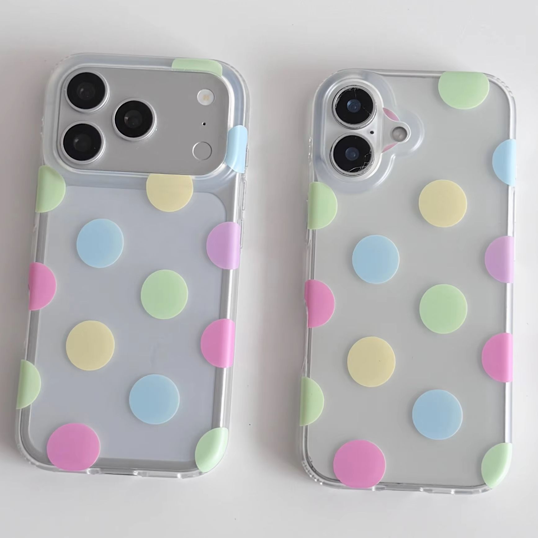 Korea Ins Colorful Polka Dots  - огляд і ціна Phone Cases Iphone 15