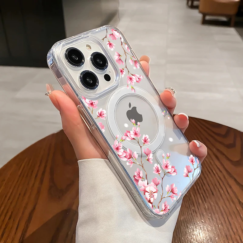 Luxury Pink INS Flowers Case F - огляд і ціна Phone Cases Expensive