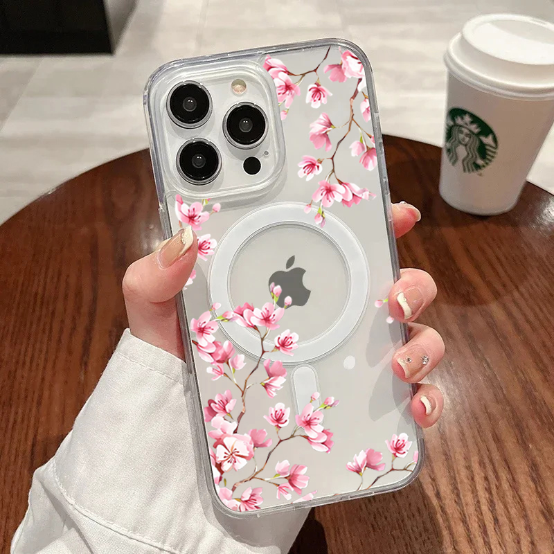 Luxury Pink INS Flowers Case F - огляд і ціна Phone Cases Expensive