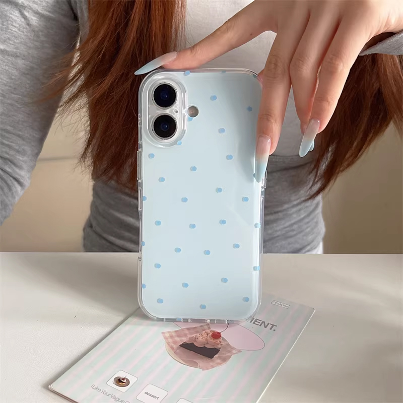 Korean Ins Girl Simple Blue Pi - огляд і ціна Phone Cases Girls