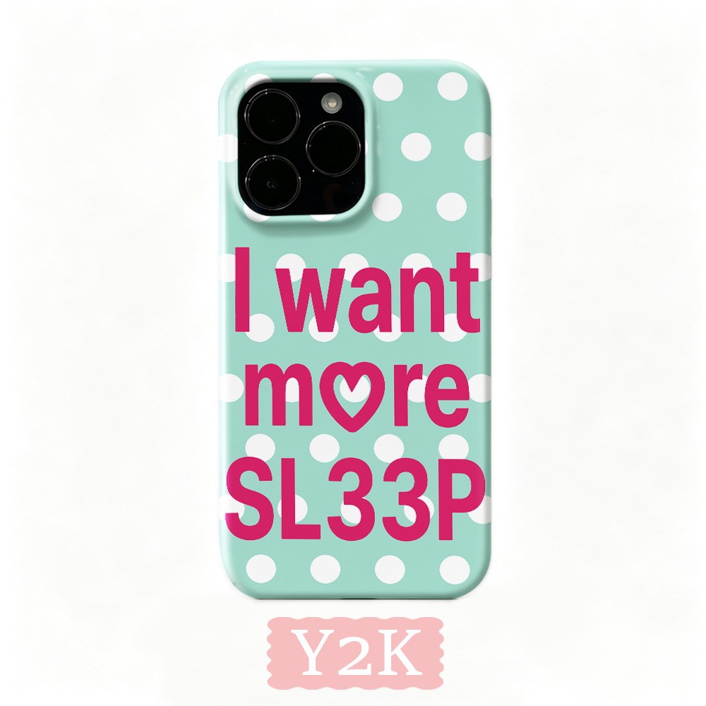Y2K Mint Typo Phone Case for i - огляд і ціна Phone Cases Typo