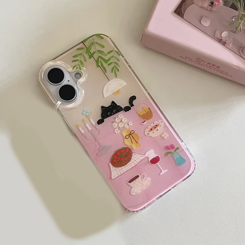 Ins Girl Cute Dining Table Lit - огляд і ціна Phone Cases Girls