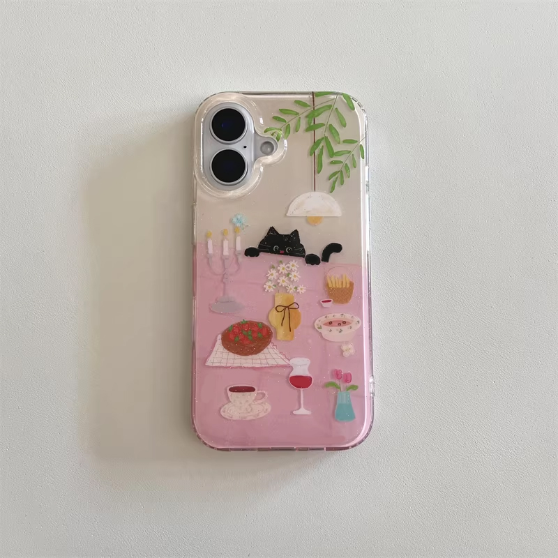 Ins Girl Cute Dining Table Lit - огляд і ціна Phone Cases Girls