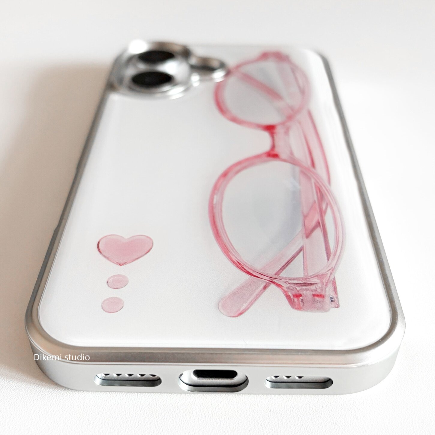 Korean ins Girl Heart Pink Gla - огляд і ціна Phone Cases Girls