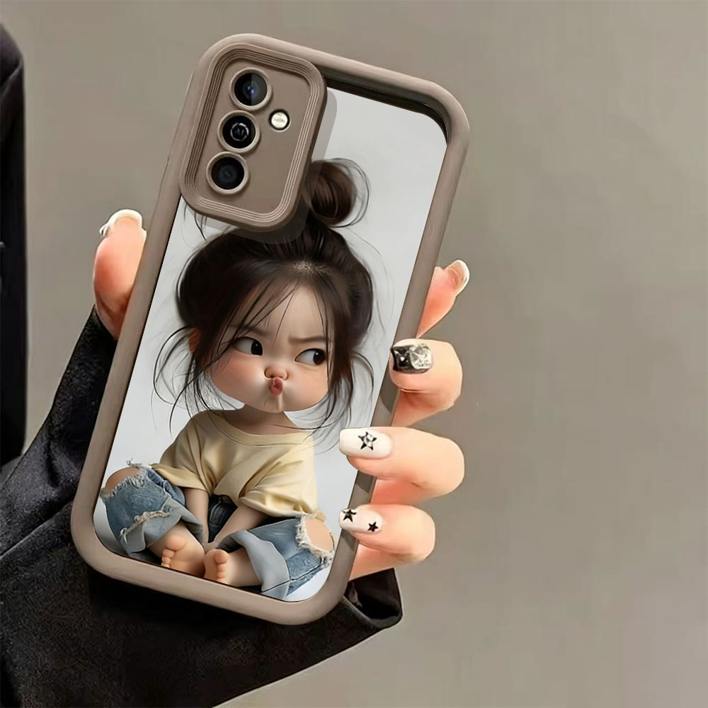 Meatball Head Girl Silicone Sh - огляд і ціна Phone Cases Girls