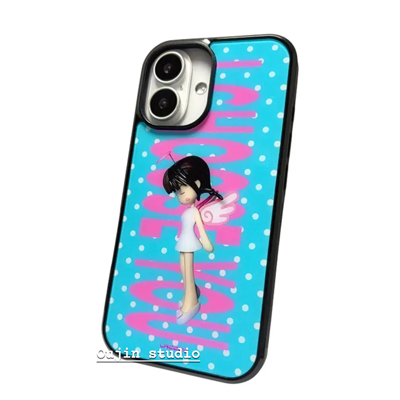 Korean Ins Polka Dots Angel Gi - огляд і ціна Phone Cases Girls