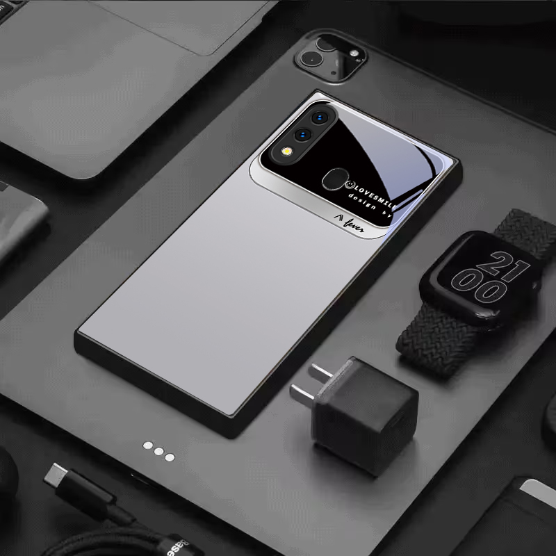 Monochrome Typo Block Black Gl - огляд і ціна Phone Cases Typo