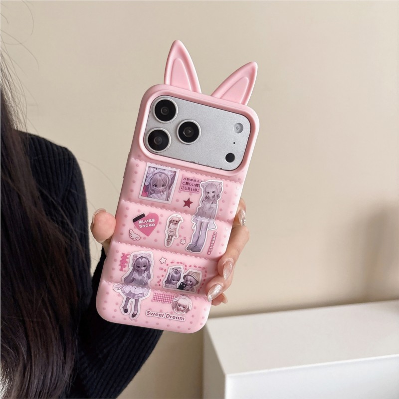 Japanese Y2K Cute Bunny Ear Ph - огляд і ціна Phone Cases Girls